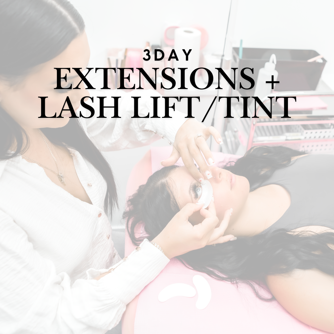 3 DAY LASH EXTENSION + LASH LIFT